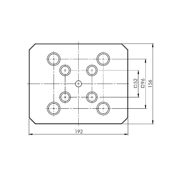 Lang Technik Quick•Point® Combo 5-Axis Riser 60 mm