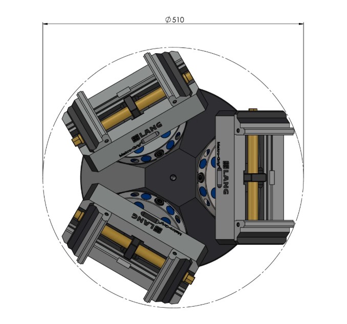 Lang Technik Quick•Point® 3-Face Pyramid with Combo Plates