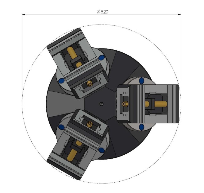 Lang Technik Quick•Point® 3-Face Pyramid with Combo Plates