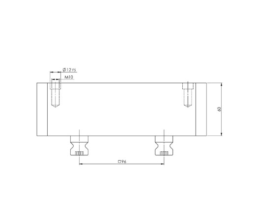 Lang Technik Quick•Point® 96, Riser, 192×156×60 mm 