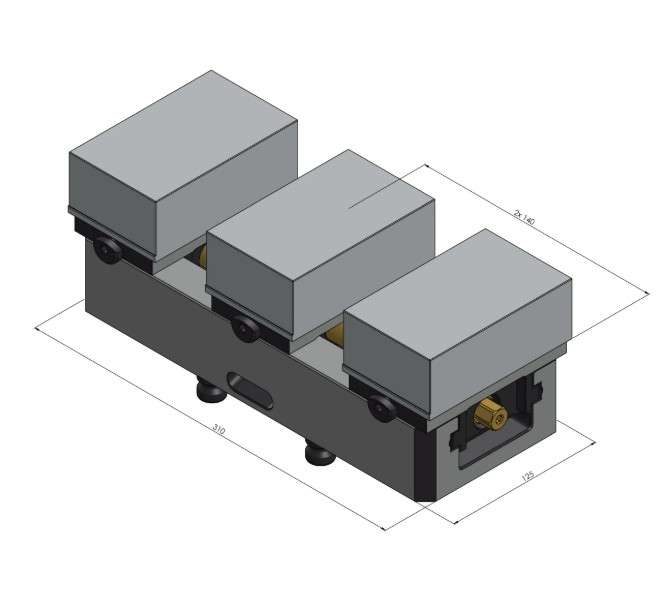 Lang Technik Avanti 125, Jaw Width 125, Length 360 mm 