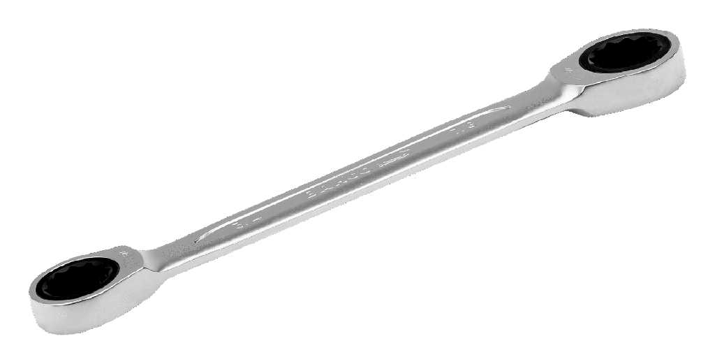 115 mm Krom Kaplamalı 5/16 - 11/32 inç Cırcırlı Yıldız Anahtar