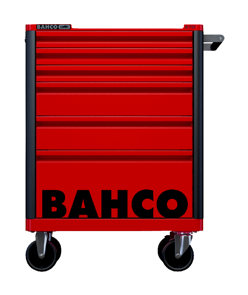 E72 takım arabası. 6 Çekmeceli takım arabası, koruyucu özel çekmece tamponlu