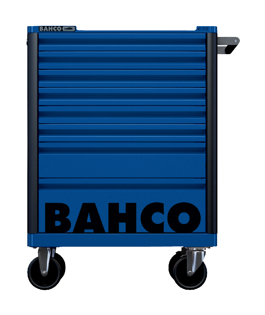 E72 takım arabası. 8 Çekmeceli takım arabası, koruyucu özel çekmece tamponlu