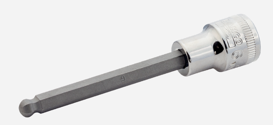 Altıgen vidalar için top başlı lokma, 3/8"