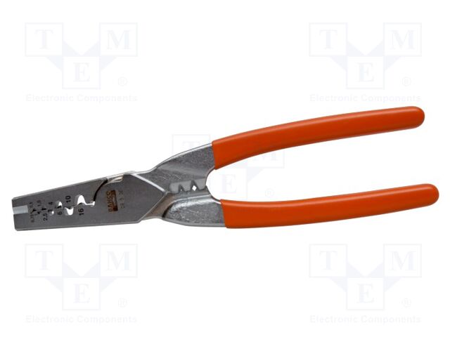 Yuvarlak tip kablo bağlantıları için sıyırma pensesi