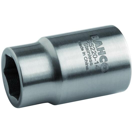 Paslanmaz Çelik 1/4'' Lokma Metrik Altıgen