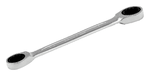 [1320RZ-5/16-11/32] 115 mm Krom Kaplamalı 5/16 - 11/32 inç Cırcırlı Yıldız Anahtar