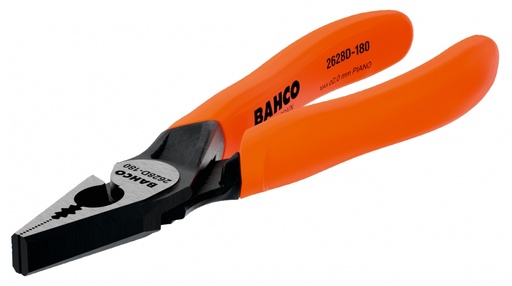 [2628 D-180] Tek Malzemeden Yapılmış Saplara Sahip Olan Fosfat Kaplamalı Kombine Penseler (180 mm)