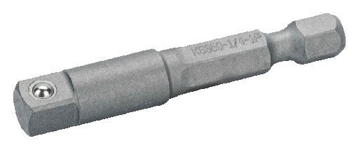 [K6650-3/8P-5P] Kare 1/4” veya 3/8” için Altıgen 1/4” ile Lokma Adaptörü - 50 mm.