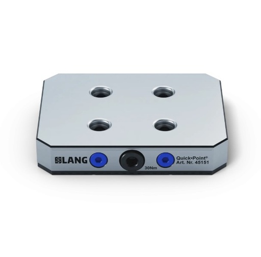 [45151] Quick•Point® 52 Plate, rectangular, 150×116×27 mm, without mounting bores 
