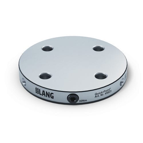 [45823] Quick•Point® 96 Round Plate, Ø 196×27 mm, for individual center bore
