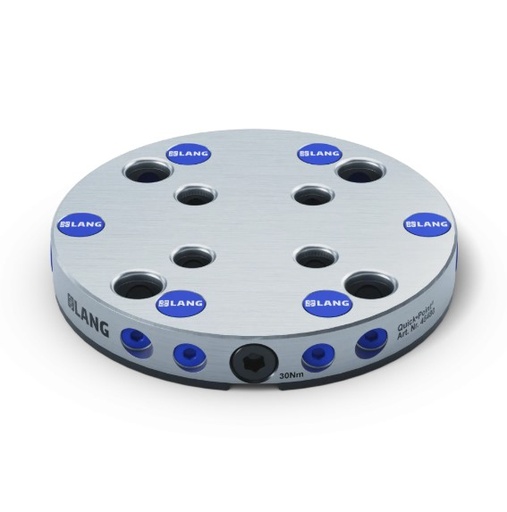 [45480] Quick•Point® Combo Round Plate Ø176mm, with mounting bores