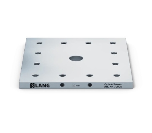 [70005] Quick•Tower Universal Base Plate, 396×396×27 mm, without mounting hole pattern