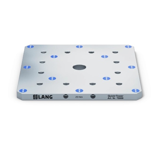 [70008] Quick•Tower Universal Base Plate, 446×446×27 mm, with bores