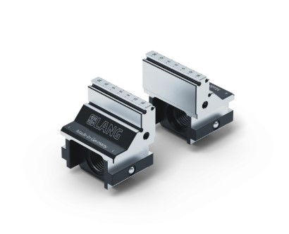 [48077-4622 ] Spare Jaws without serration, for Makro•Grip® 5-Axis Vise 77, Jaw Width 46 mm