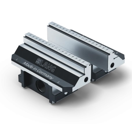 [48125-2522 ] Spare Jaws without serration, for Makro•Grip® 5-Axis Vise 125, Jaw Width 125 mm