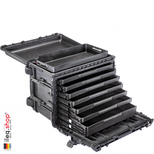[004500-0610-110E] 0450SD6,WL/6 SHALLOW+1 DEEP DRAWERS,BLK