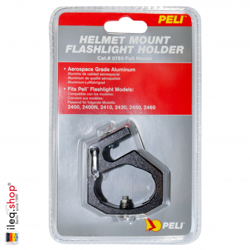 [007800-0100-110E] 0780,FULL HOUSE HELMET LITE HOLDER,PELI