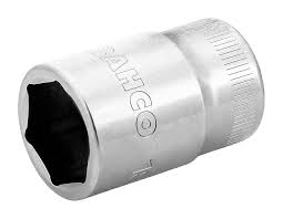 [7800SM-16] Standart lokma, 1/2" kare şaft. Altıgen profil, metrik ölçü