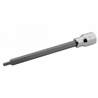 [7809M-17-120] 1/2" kare şaft uzun lokma, altıgen başlı vida için. 17 mm 120 mm