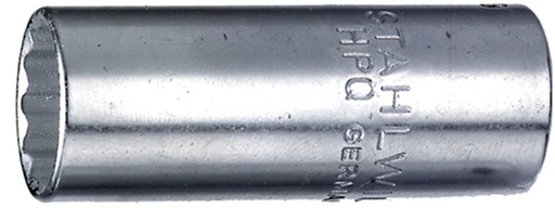 [A6800DM-13] Lokma uzun seri, 1/4” kare şaft. Yıldız, metrik ölçülerde, ince çeperli