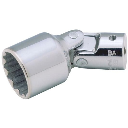 [A7410DZ-1/2] hareketli lokmalar, 3/8'' kare şaft. Çift altıgen, inç, ince çeper