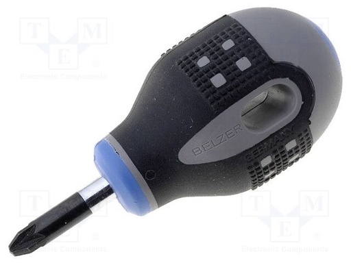 [BE-8802] ERGO™  Tornavidalar. Pozidriv vidalar için, topaç baş