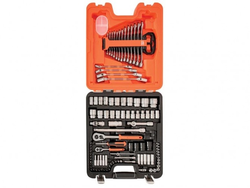 [S106] Lokma takım seti 1/4”, 1/2'' + kombine anahtar. 106 adet