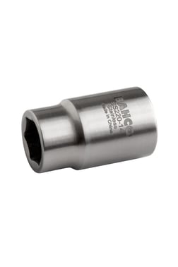 [SS210-5] Paslanmaz Çelik 1/4'' Lokma Metrik Altıgen