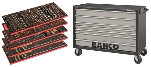 [XXL] 53 inç Alet Arabası Genel Amaçlı Alet Kiti - 488 adet