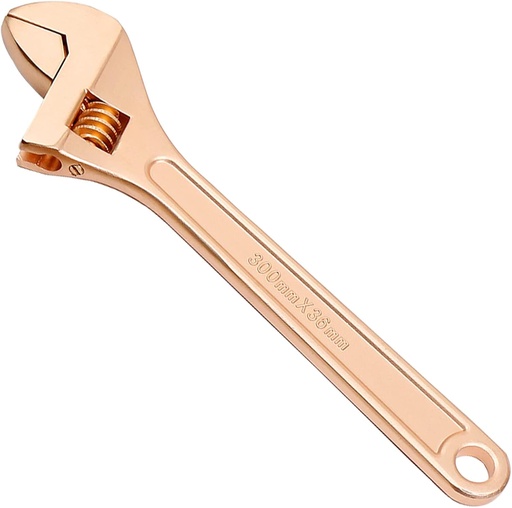 [BE125-1012] Wedo BE125-1012 Wrench, Adjustable 46*375mm